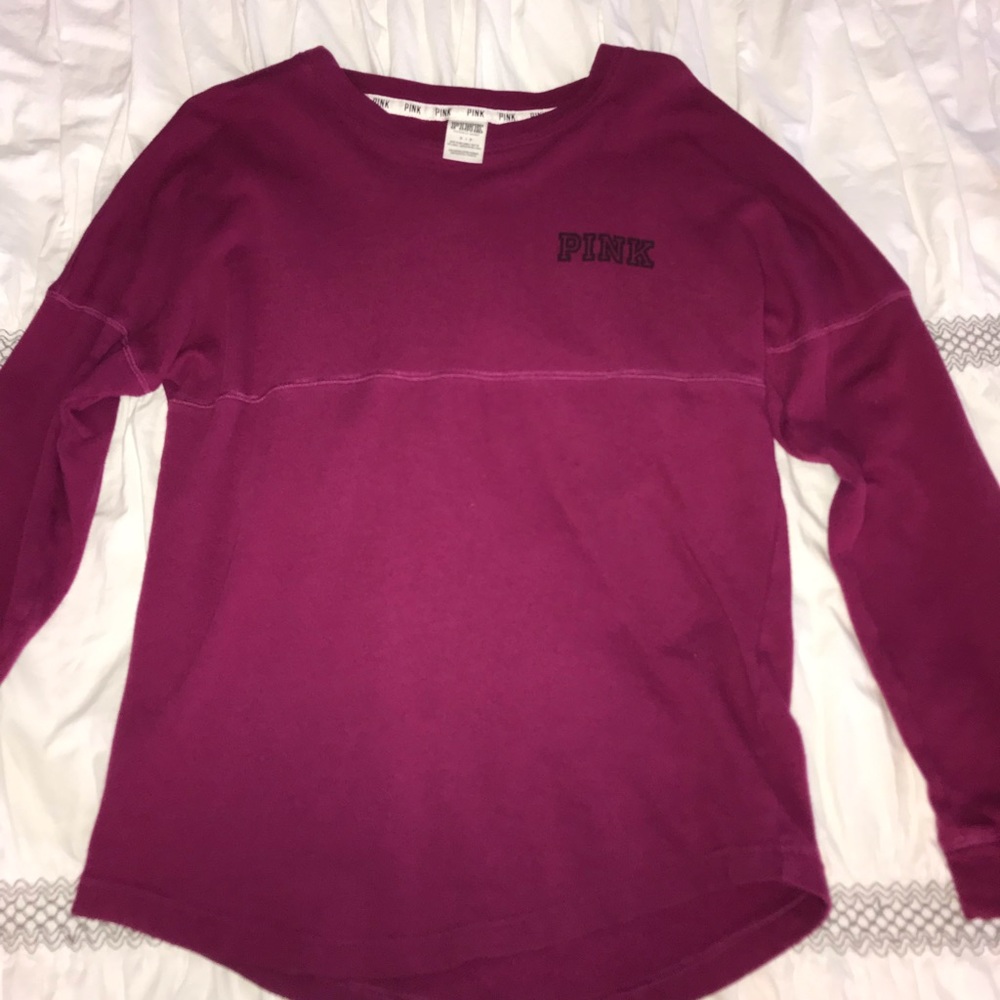 Pink VS Pullover Sweatshirt Crew Neck